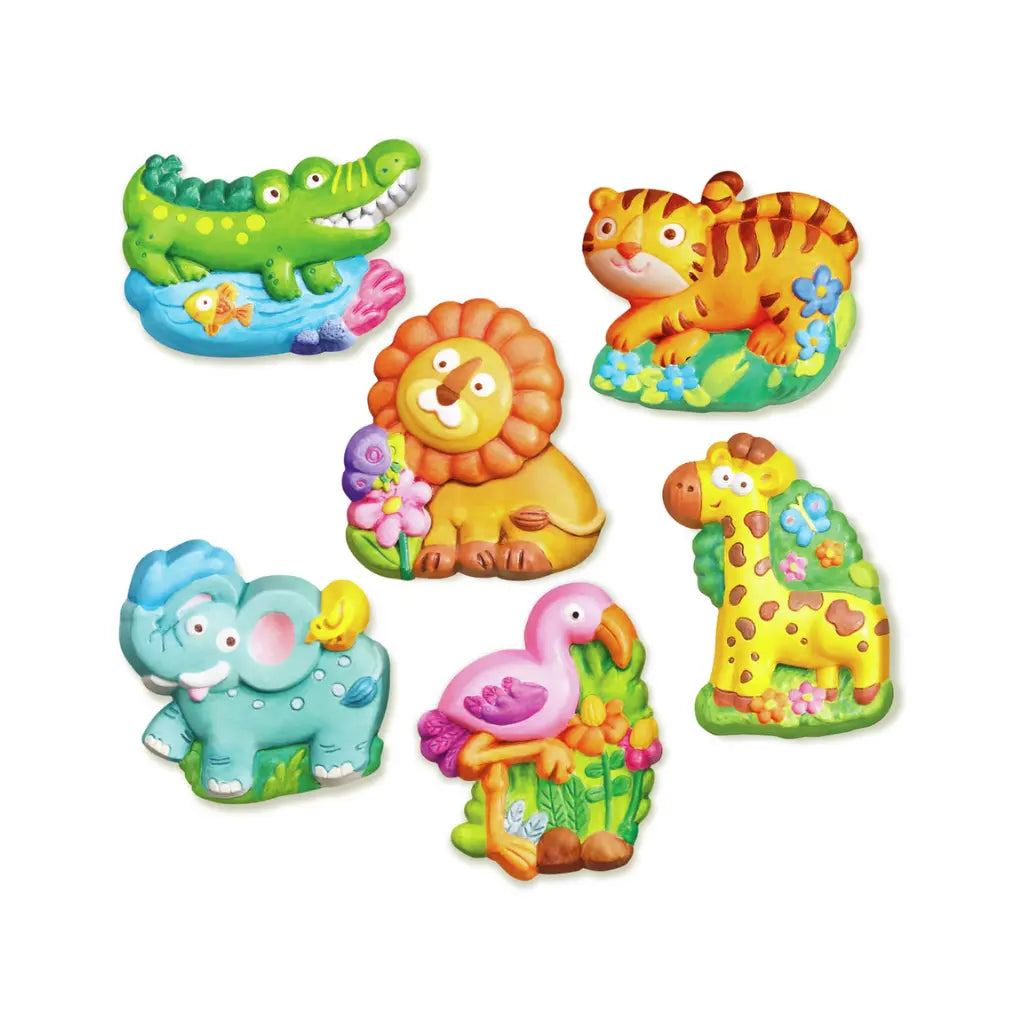 Moldea y Pinta - Animales del Zoo