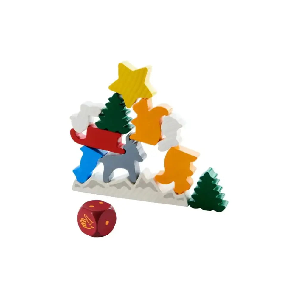 Animal sobre Animal - Navidad Juego de Mesa Haba animal-sobre-navidad-juego-de-mesa-vistoso-madera-rompecabezas-560