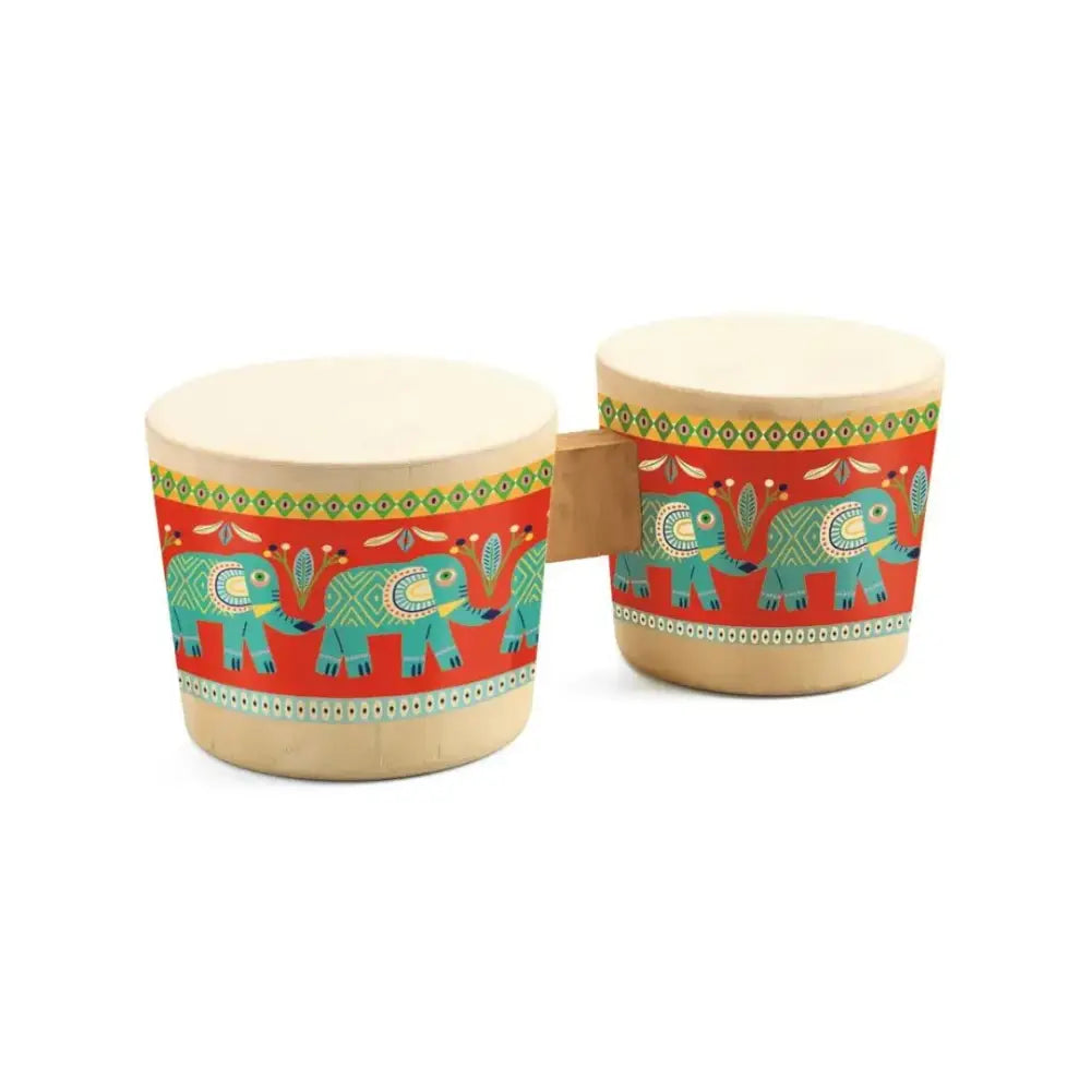 Animambo Bongó Djeco animambo-bongo-decorativo-bateria-elefante-743