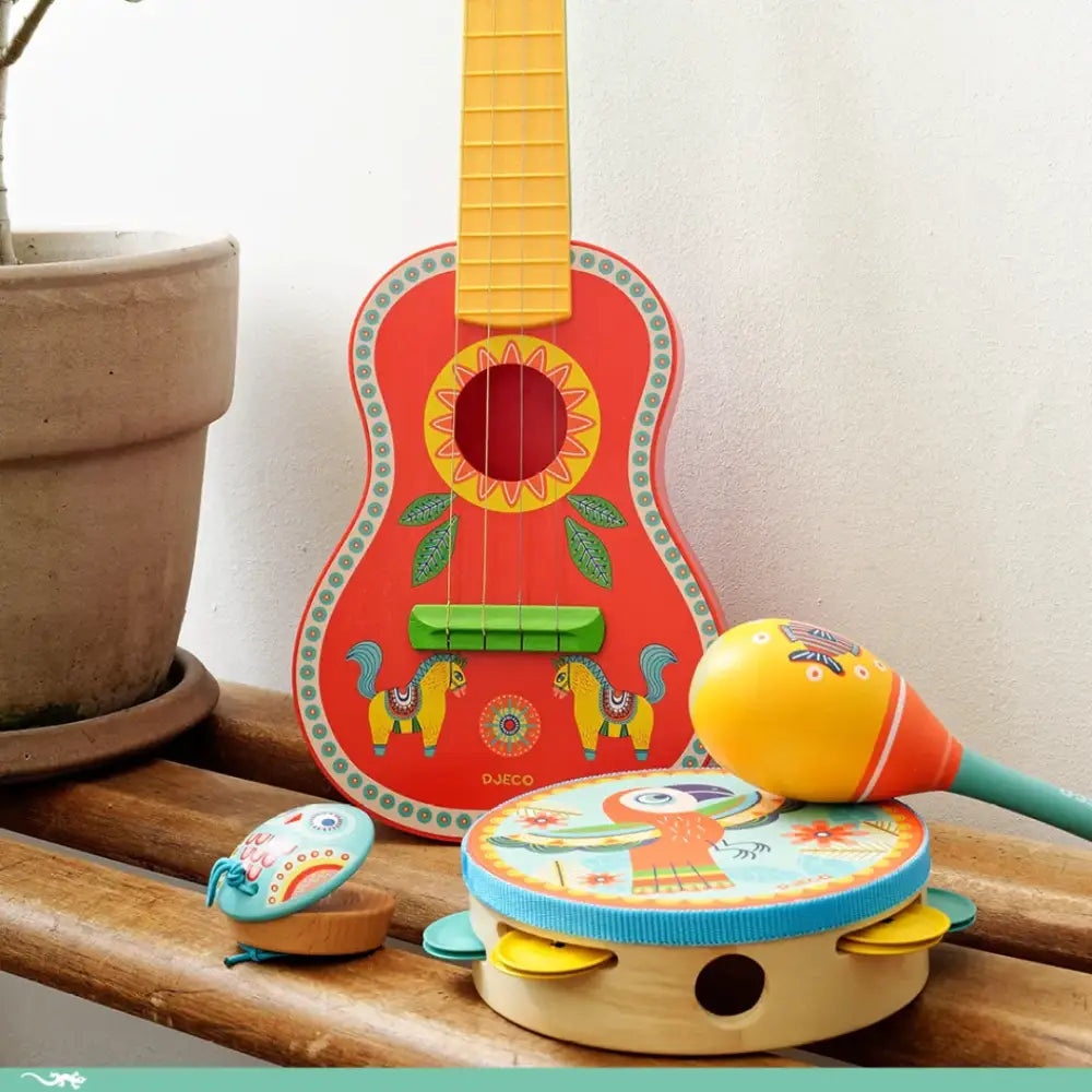 Animambo Ukelelé Instrumento musical Djeco animambo-ukelele-instrumento-musical-275
