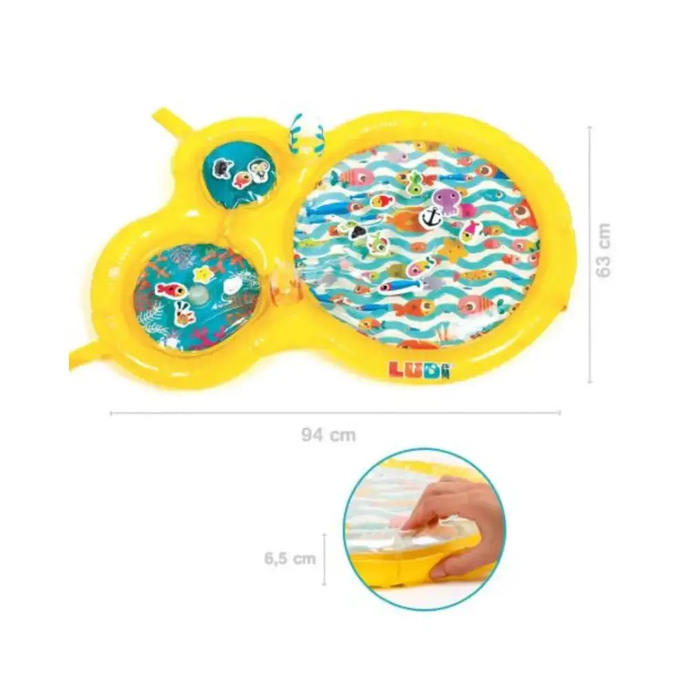Área de juego - Amarilla Bebés Ludi area-de-juego-amarilla-bebes-amarillo-en-forma-pina-agua-365