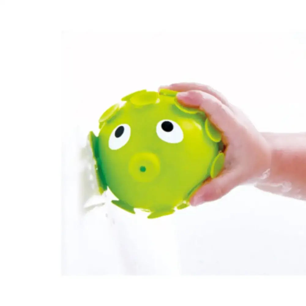 Juguete de baño Baño pez y cangrejo que dispara agua con ventosas, ideal para hora del baño Hape.