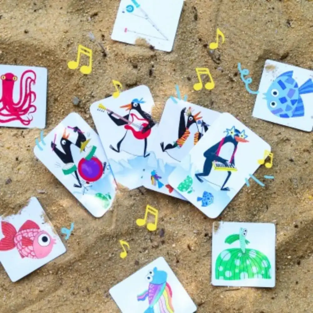Cartas Rock Band Juegos de cartas Djeco cartas-rock-band-juegos-de-tarjetas-vistoso-musical-466