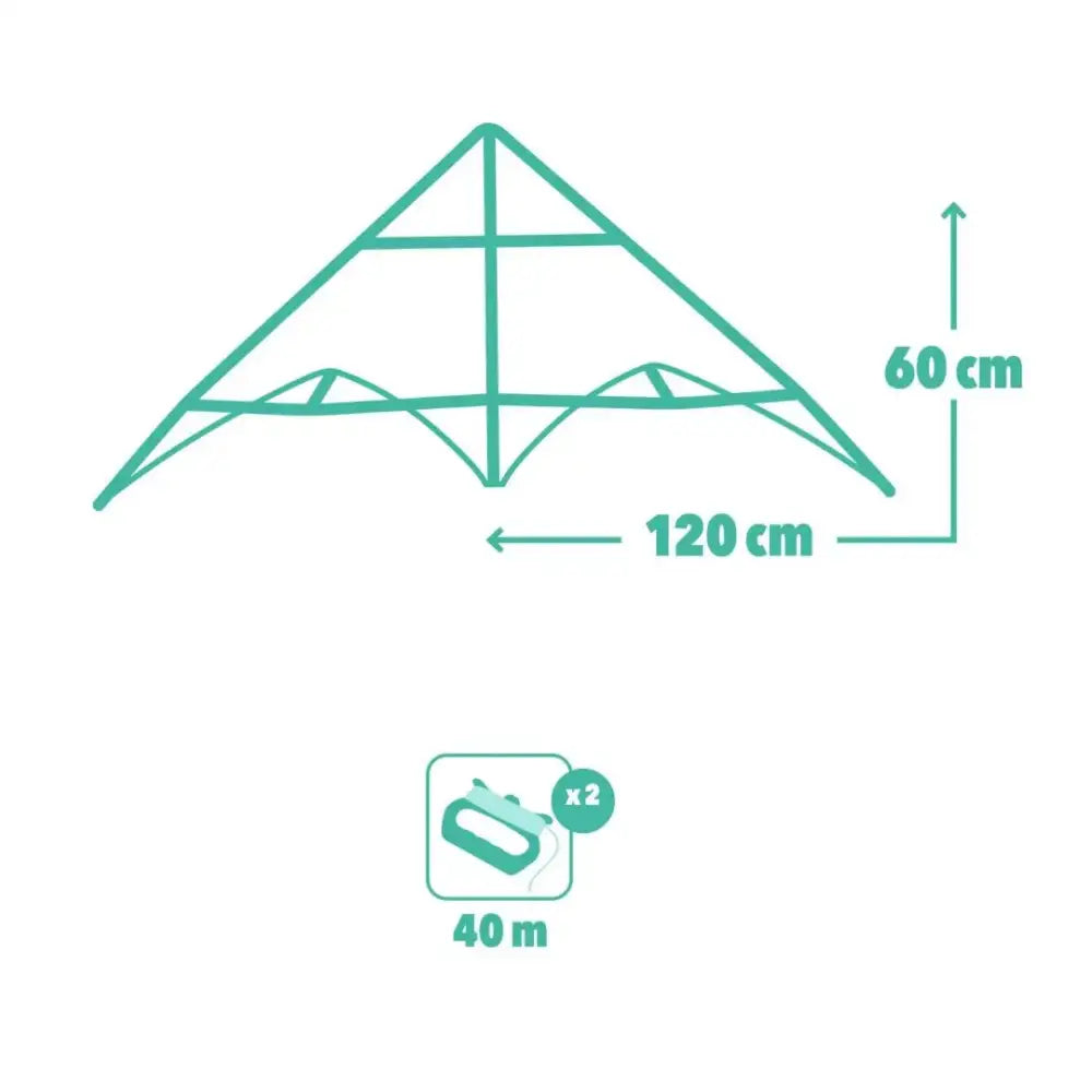 Cometa Green Wave Cometas Djeco cometa-green-wave-cometas-simple-geometrico-linea-460