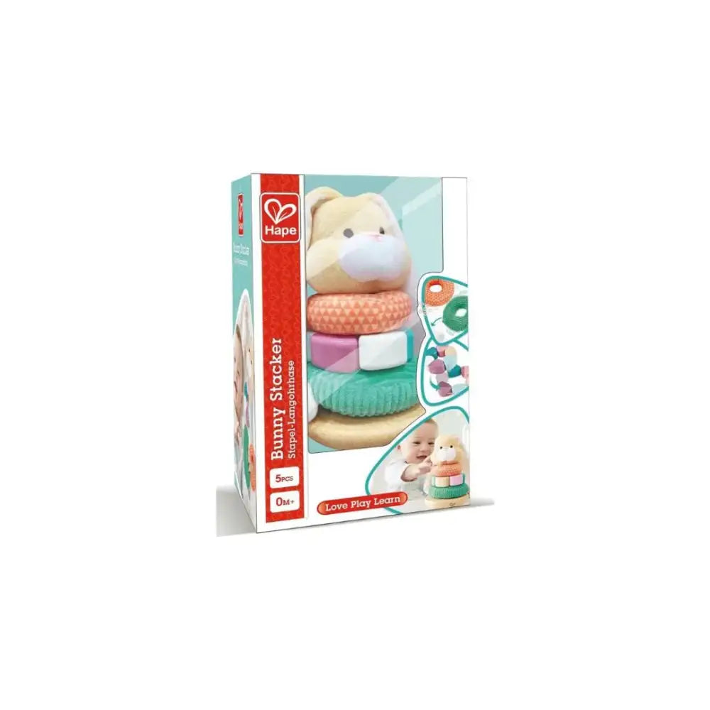 Conejo apilable Encastre Hape conejo-apilable-encastre-juguete-colocar-de-color-pastel-983