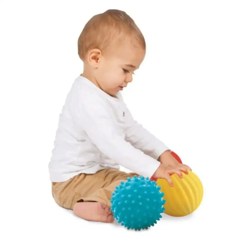Conjunto Bolas Sensoriales Bebés Ludi conjunto-bolas-sensoriales-bebes-bebe-vistoso-texturizado-553