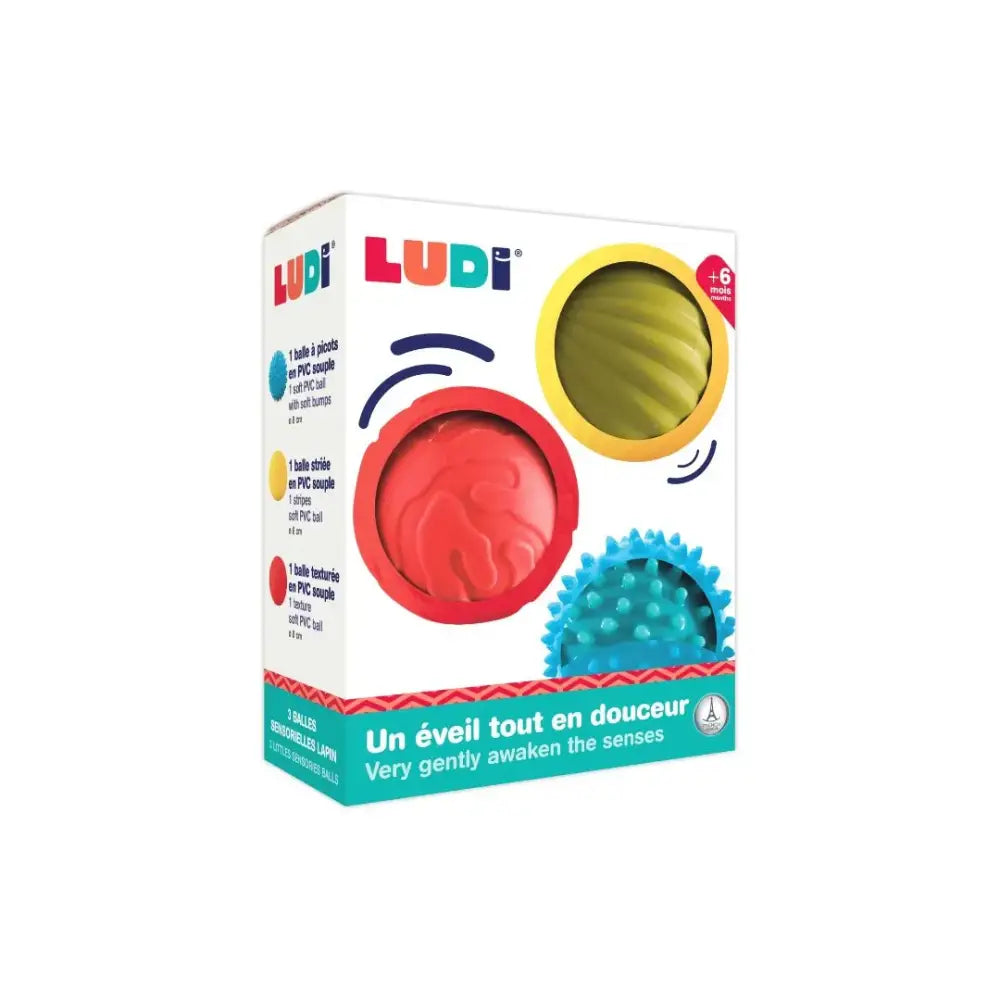 Conjunto Bolas Sensoriales Bebés Ludi conjunto-bolas-sensoriales-bebes-divertido-marca-sensorio-962