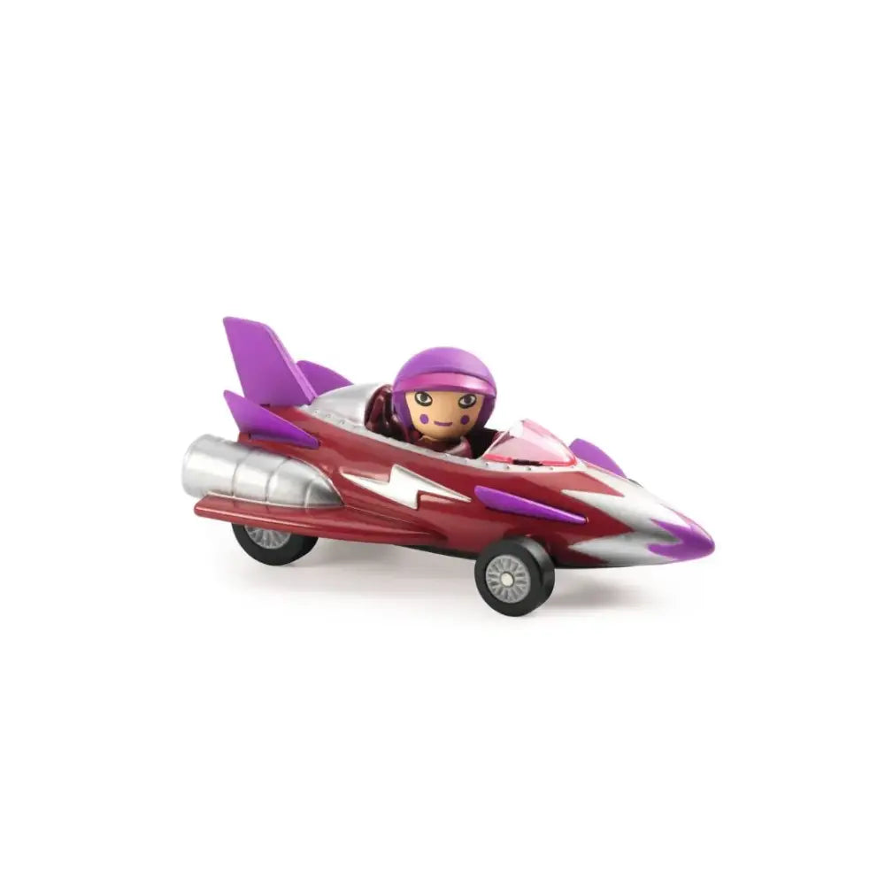 Crazy Motors Miss Burgundy Coches Djeco crazy-motors-miss-burgundy-coches-purpura-rojo-juguete-514