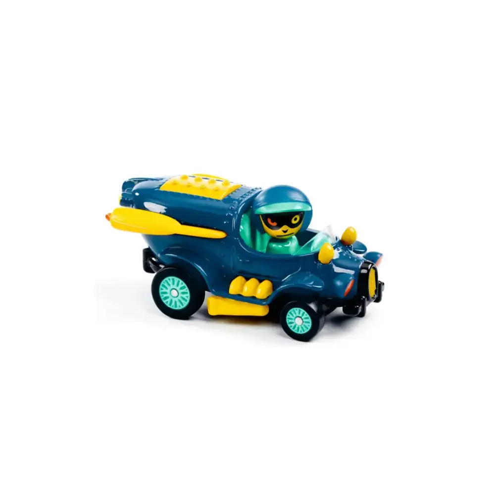 Crazy Motors Navy Flying Coches Djeco crazy-motors-navy-flying-coches-azul-amarillo-juguete-793