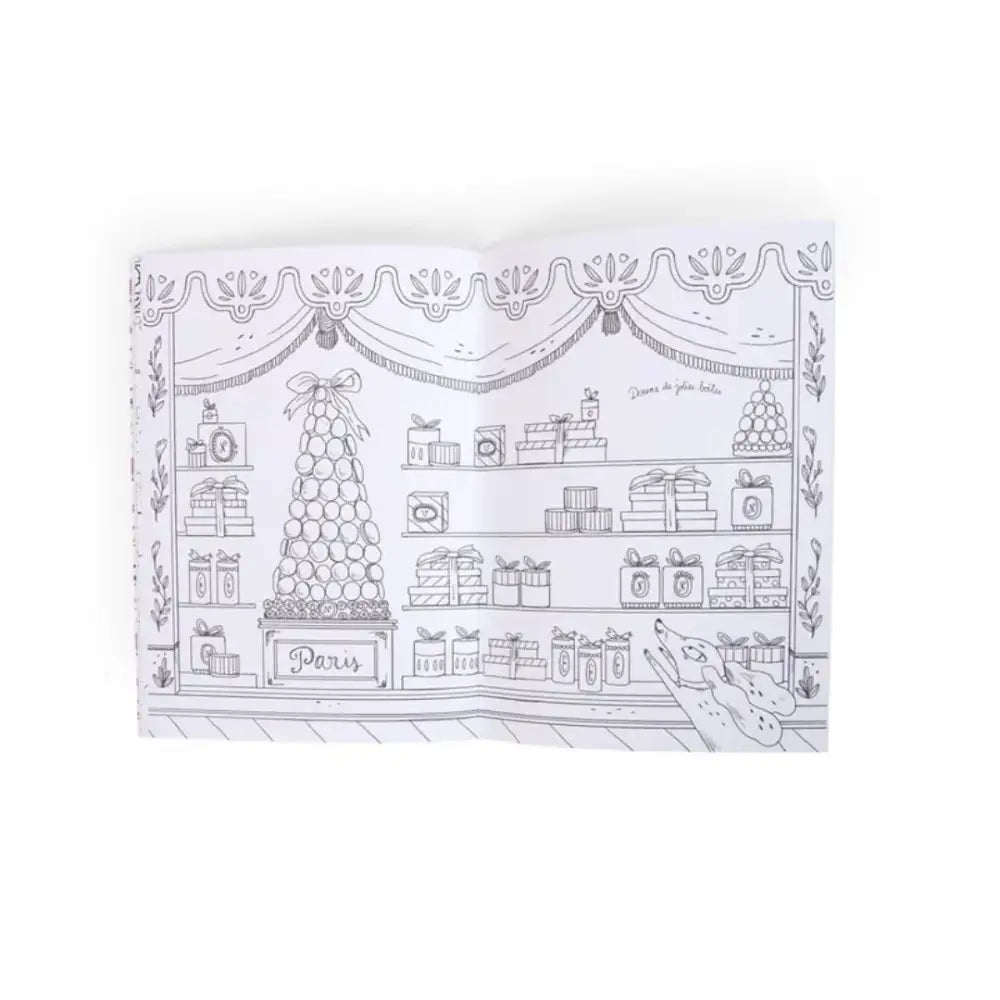 Cuaderno para Colorear - Las Parisinas Moulin Roty cuaderno-para-colorear-las-parisinas-dibujado-a-mano-bosquejo-decorado-773