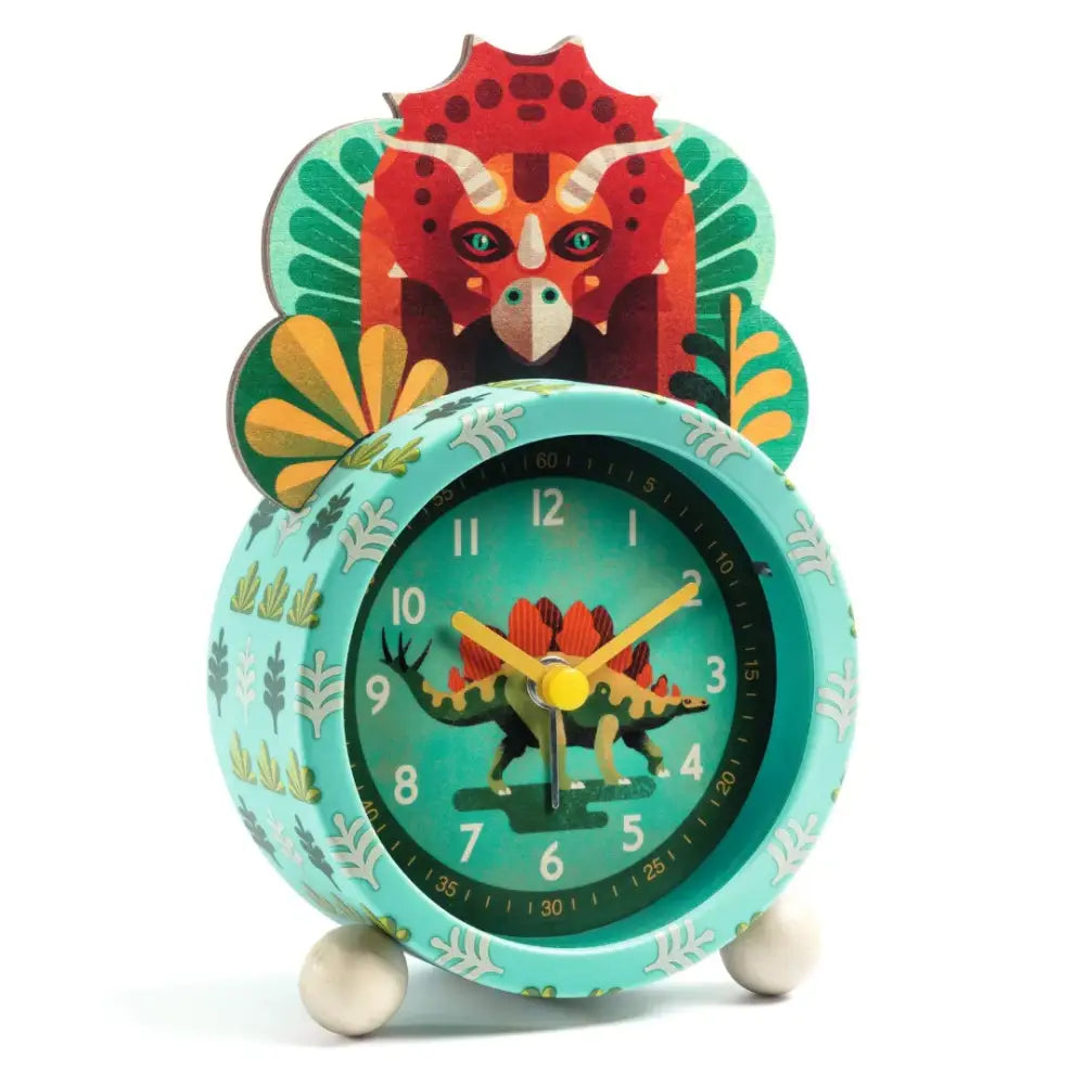 Despertador Dinosaurio Relojes Life style by Djeco despertador-dinosaurio-relojes-turquesa-en-forma-de-buho-alarma-870
