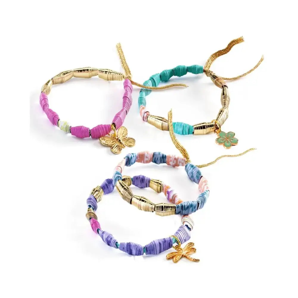 DIY Pulseras Elegantes y Doradas Do It Yourself Djeco Art & Craft diy-pulseras-elegantes-y-doradas-do-it-yourself-vistoso-con-cuentas-amistad-226