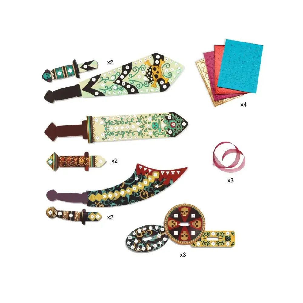 DIY Sables Do It Yourself Djeco Art & Craft diy-sables-do-it-yourself-decorativo-juguete-espadas-393