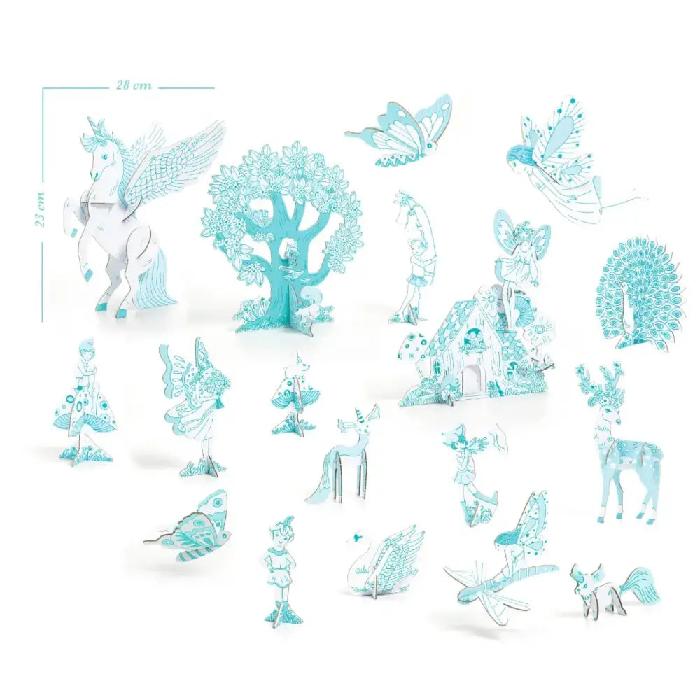 DIY Fairy World Do It Yourself Djeco Art & Craft diy-unicornios-do-it-yourself-recopilacion-caprichoso-bosque-662