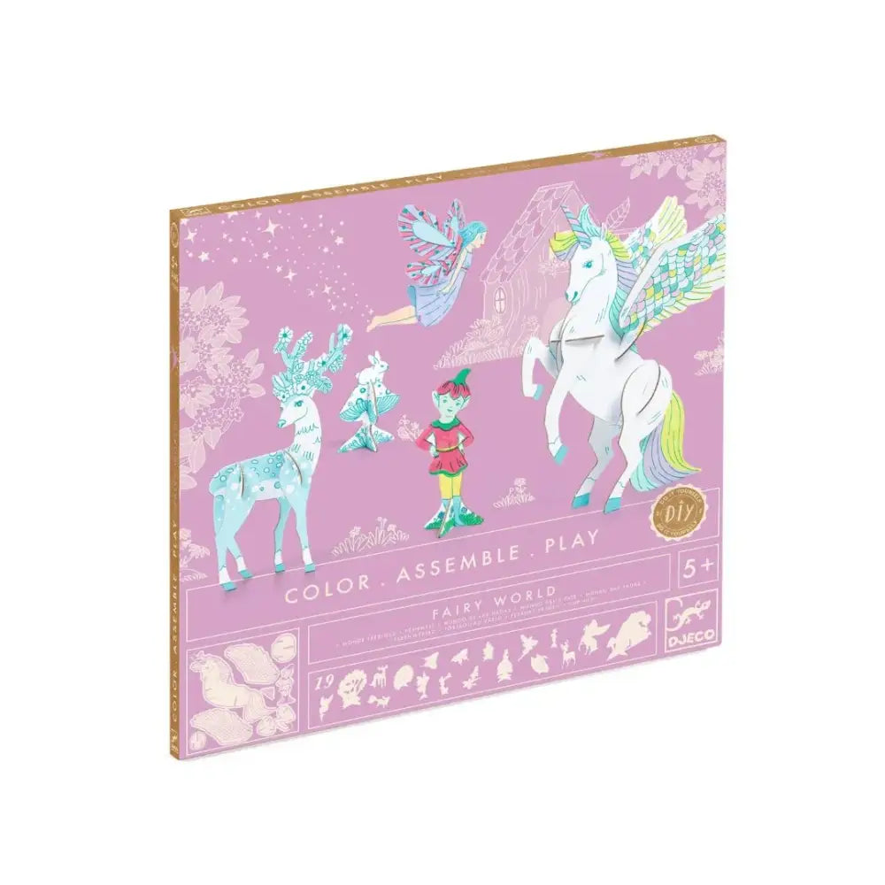DIY Fairy World Do It Yourself Djeco Art & Craft diy-unicornios-do-it-yourself-rosa-azul-magico-860