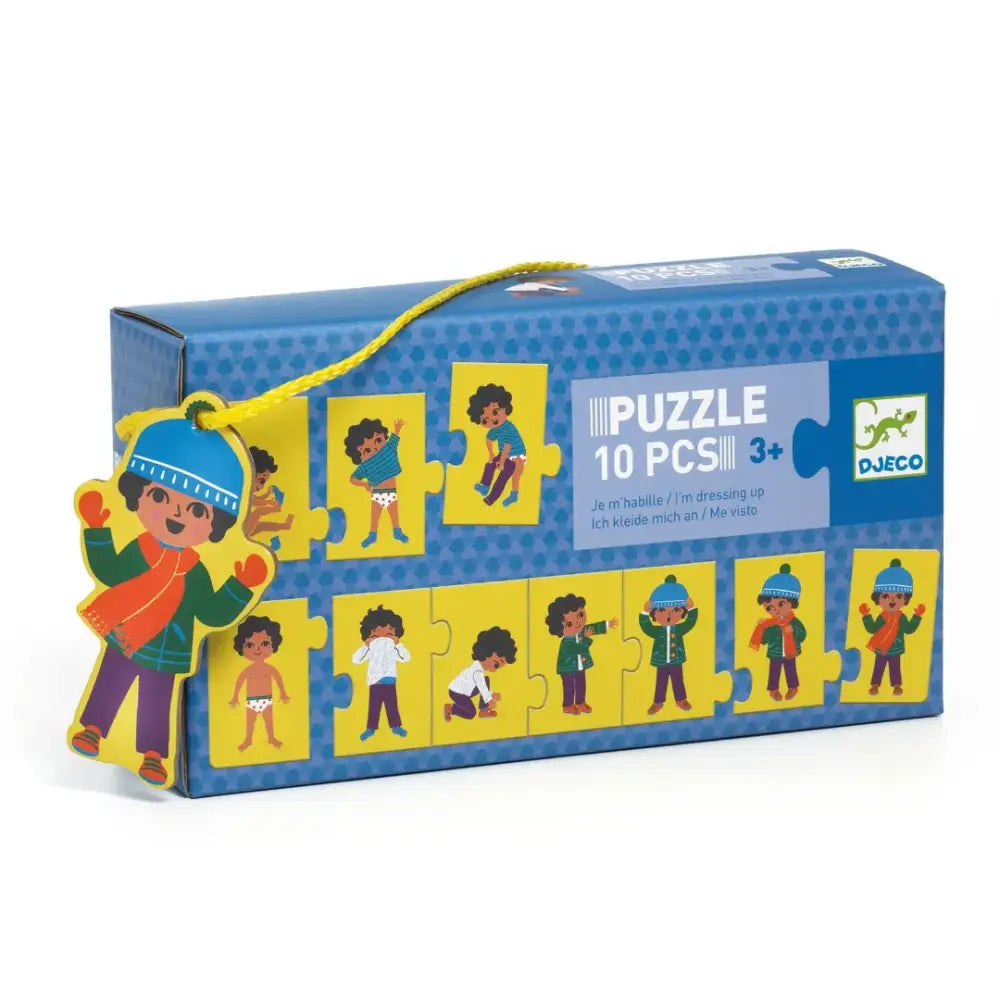 Educativos Puzzle Me visto Puzzles Educativos Djeco educativos-puzzle-me-visto-puzzles-azul-amarillo-rompecabezas-888