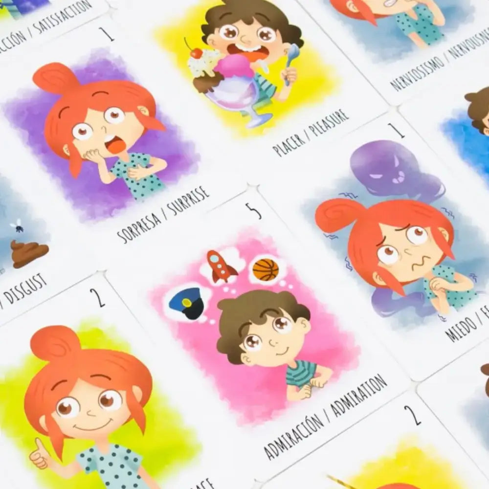 Emötiö Juegos de cartas Atómo Games emoetioe-juegos-de-cartas-vistoso-etiqueta-engomada-hoja-350