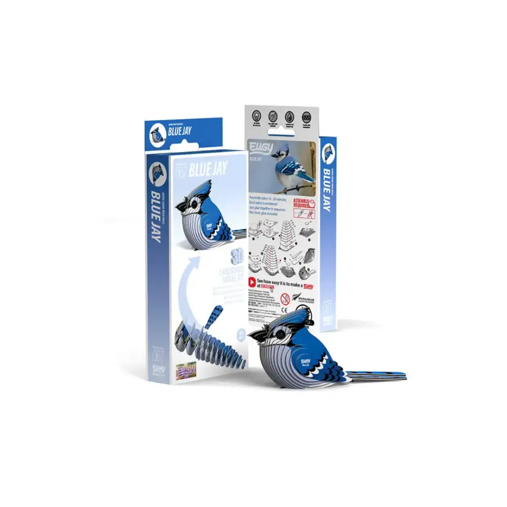 Eugy Blue Jay Puzzle 3D Eugy-Dodoland eugy-blue-jay-puzzle-3d-azul-arrendajo-en-forma-de-pajaro-908