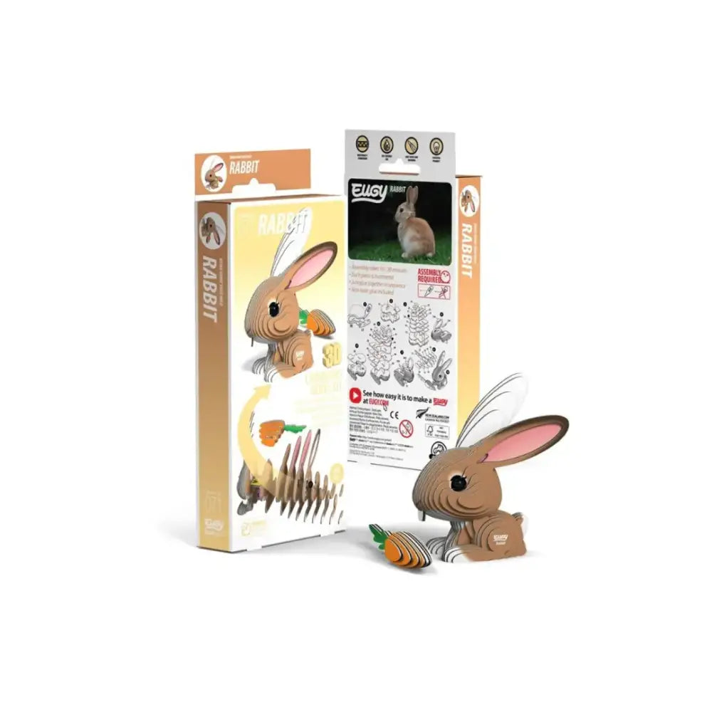 Eugy Conejo Puzzle 3D Eugy-Dodoland eugy-conejo-puzzle-3d-3-dimensiones-cartulina-rompecabezas-628