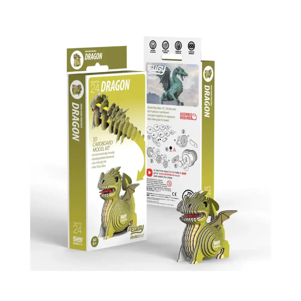 Eugy Dragón Puzzle 3D Eugy-Dodoland eugy-dragon-puzzle-3d-3-dimensiones-cartulina-modelo-361