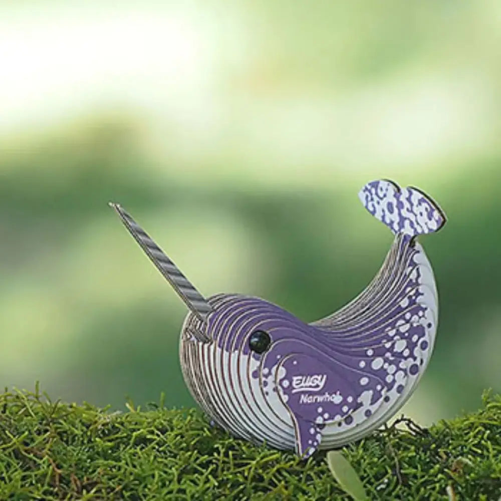 Eugy Narval Puzzle 3D Eugy-Dodoland eugy-narval-puzzle-3d-decorativo-purpura-plata-883