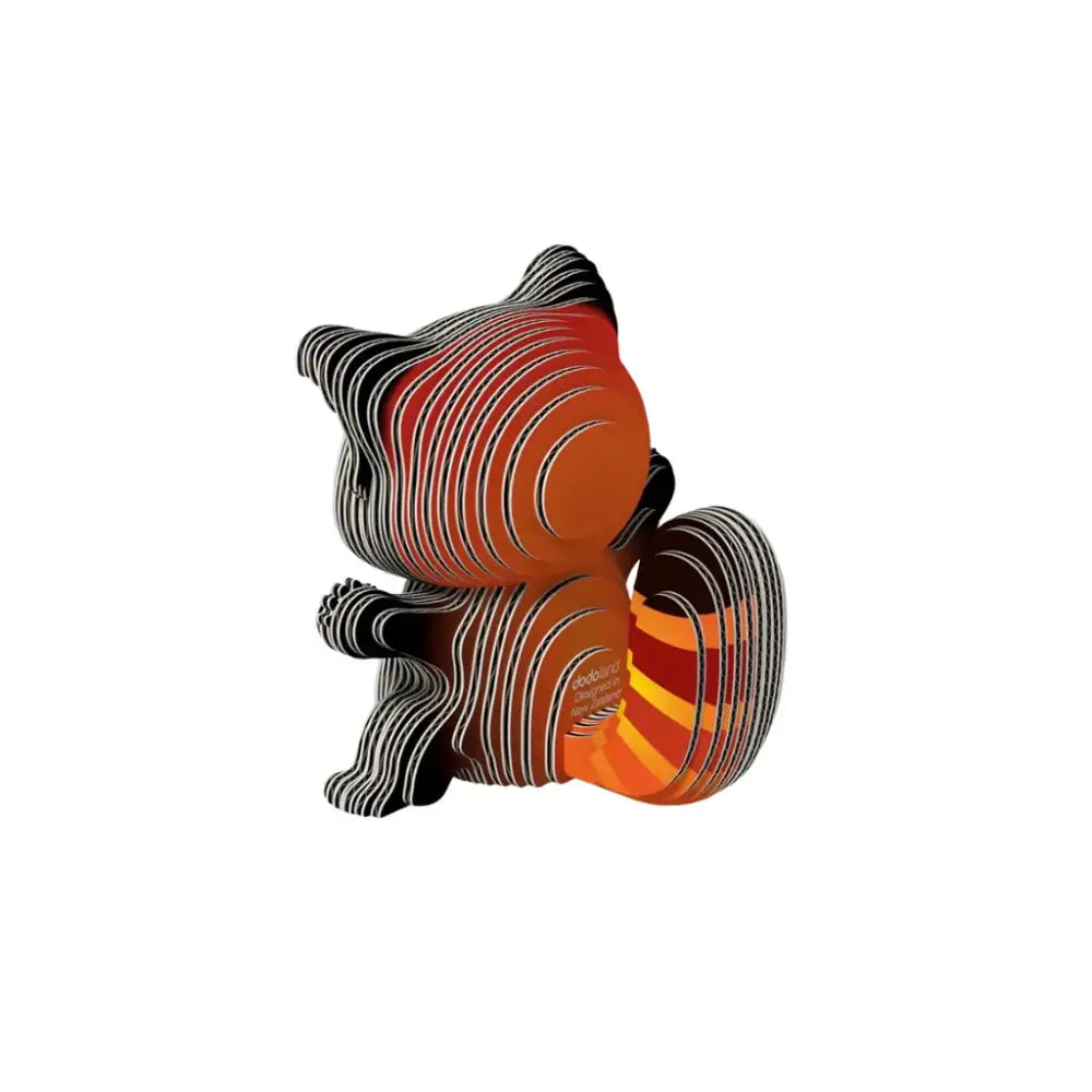 Eugy Panda Rojo - Puzzle 3D