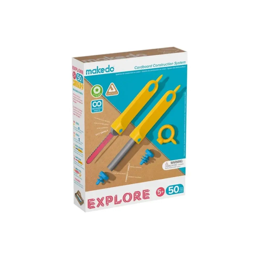 Explore Kit - 50 pzas Construcción Makedo explore-kit-50-pzas-construccion-arreglarselas-explorar-510
