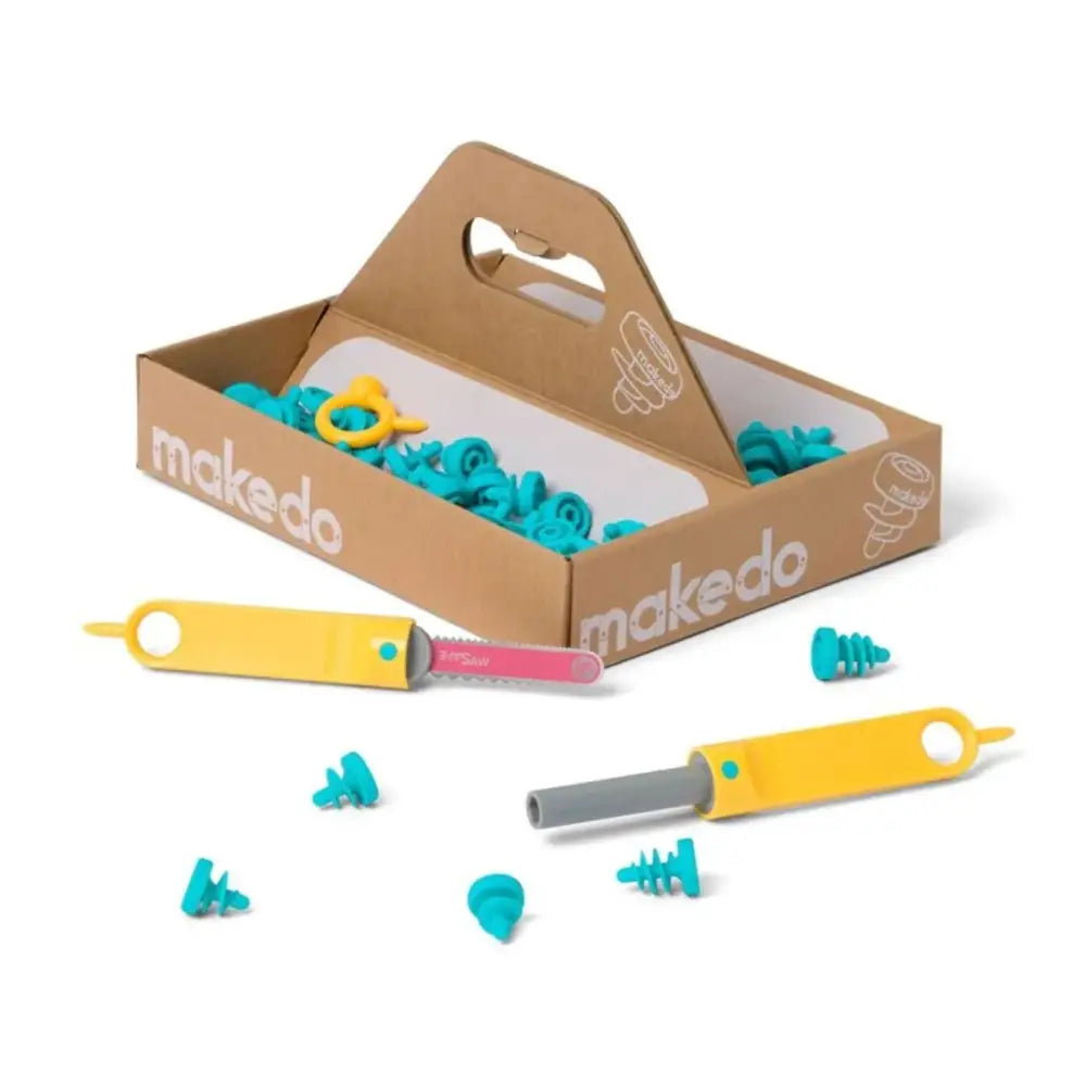 Explore Kit - 50 pzas Construcción Makedo explore-kit-50-pzas-construccion-caja-juguete-destornilladores-209