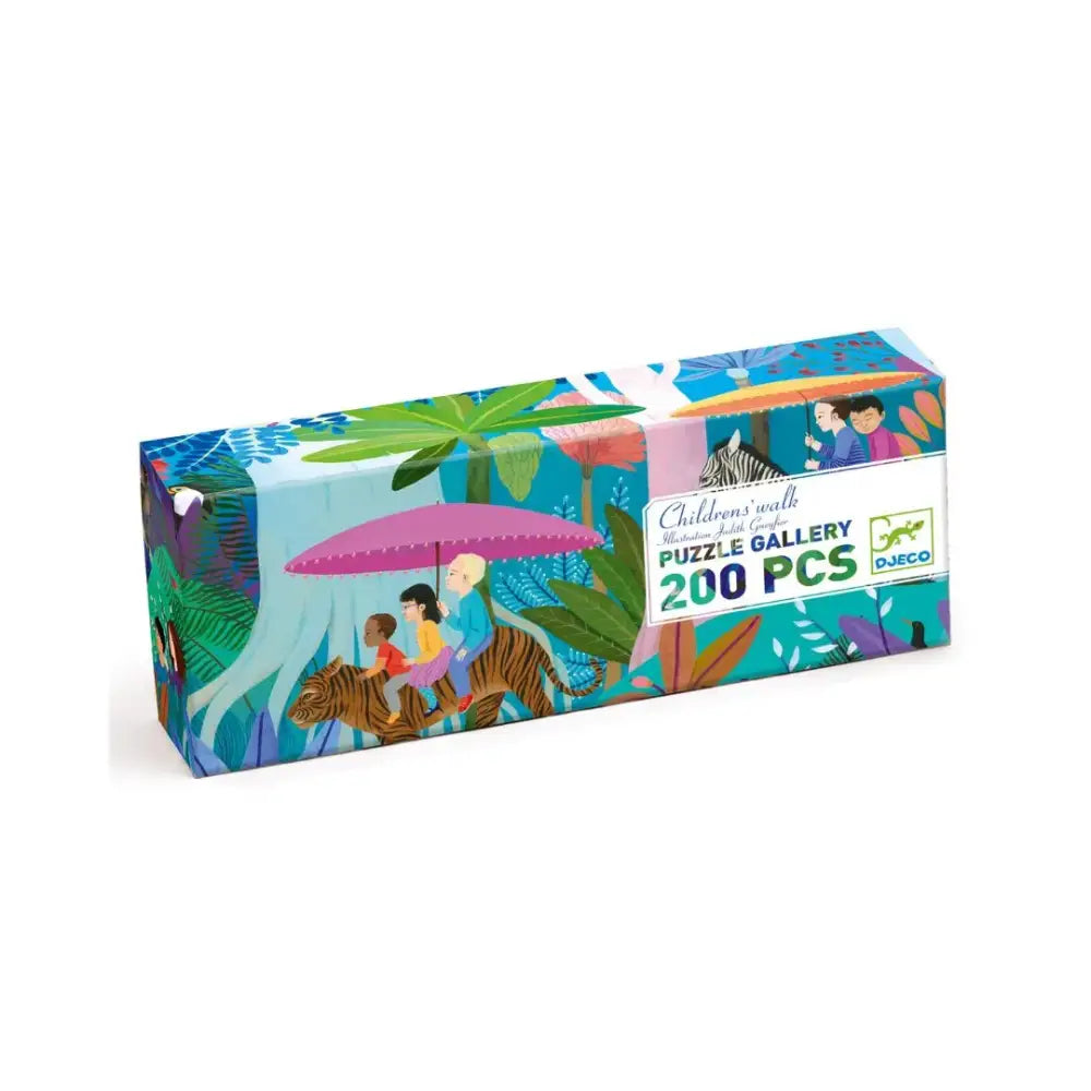Galería - Paseo de niños 200 pzas. Puzzles Galería Djeco galeria-paseo-de-ninos-200-pzas-puzzles-piezas-para-rompecabezas-547