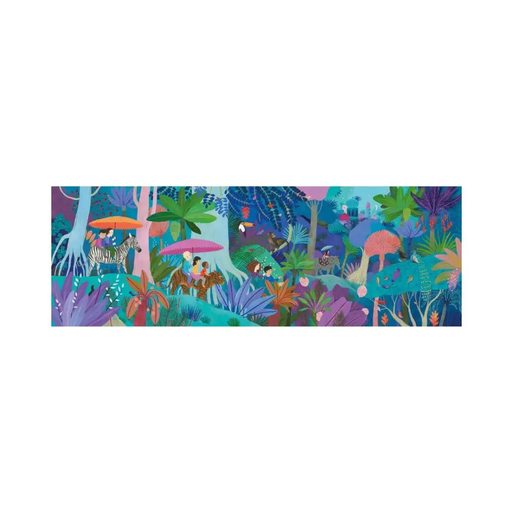 Galería - Paseo de niños 200 pzas. Puzzles Galería Djeco galeria-paseo-de-ninos-200-pzas-puzzles-vistoso-ilustracion-tropical-187