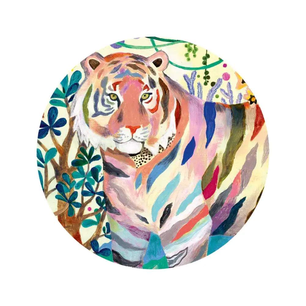 Puzzle Galería Rainbow Tigers - 1000 pzas. Puzzles Galería Djeco galeria-tigre-1000-pzas-puzzles-vistoso-acuarela-229