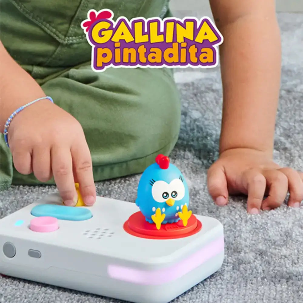 Gallina Pintadita Cuentos Audibles y Canciones FABA gallina-pintadita-cuentos-audibles-y-canciones-azul-pollo-juguete-330