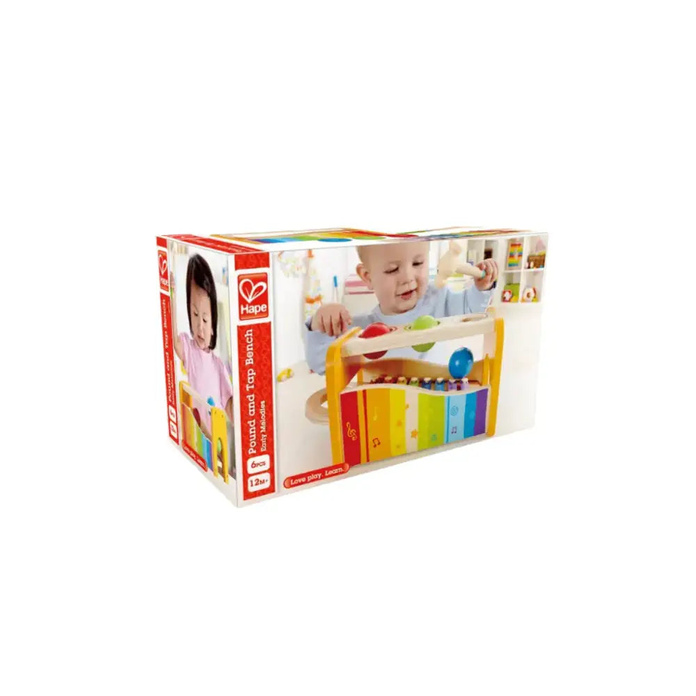 Golpea pelotas xilofón Bebés Hape golpea-pelotas-xilofon-bebes-vistoso-de-madera-juguete-293