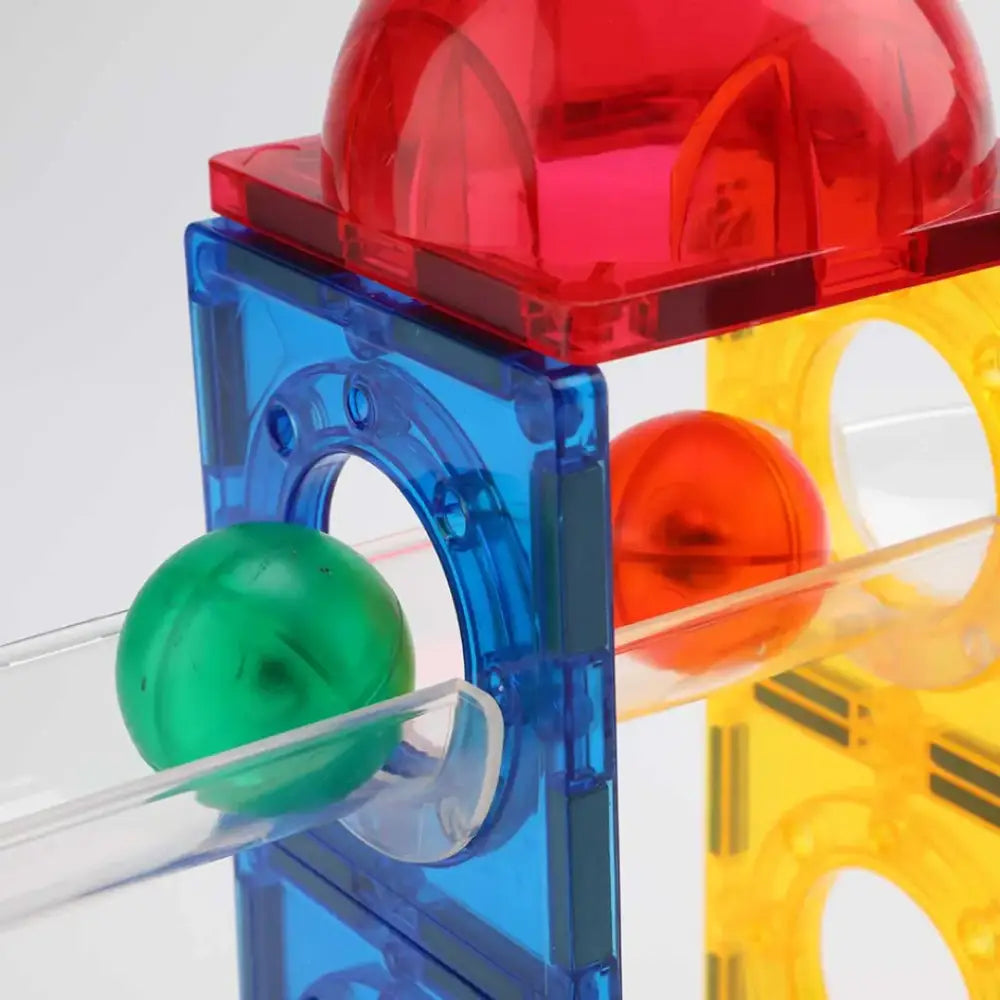Imanix Tobogán 134 pzas. Magnéticos Braintoys imanix-tobogan-134-pzas-magneticos-vistoso-translucido-plastico-732