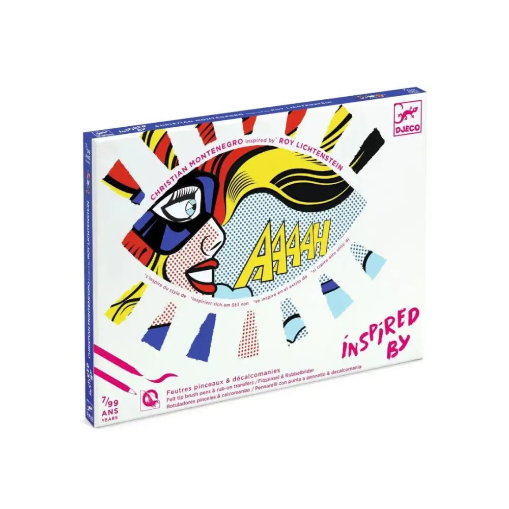 Inspired by Superhéroes Manualidades Djeco Art & Craft inspired-by-superheroes-estallido-estilo-artistico-caja-626