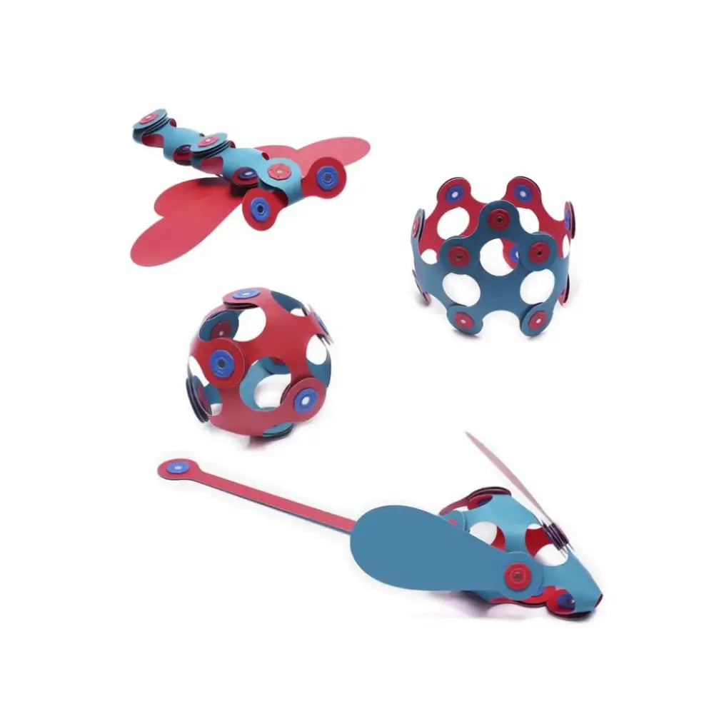 Itsy Pack - Flamingo/Turquesa Magnéticos Clixo itsy-pack-flamingo-turquesa-magneticos-rojo-azul-plastico-641
