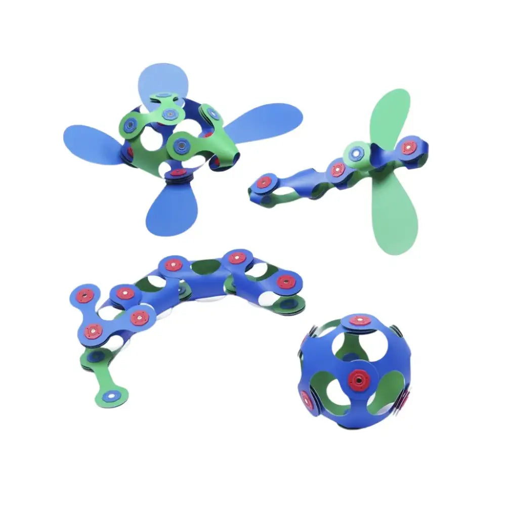 Itsy Pack - Verde/Azul Magnéticos Clixo itsy-pack-verde-azul-magneticos-vistoso-plastico-juguete-496