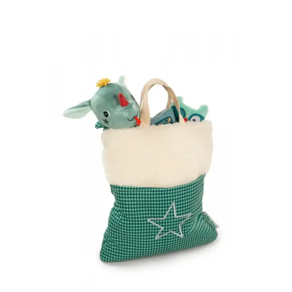 Joe Ritual para ir a la Cama Peluches Lilliputiens joe-ritual-para-ir-a-la-cama-peluches-crema-verde-guingan-780