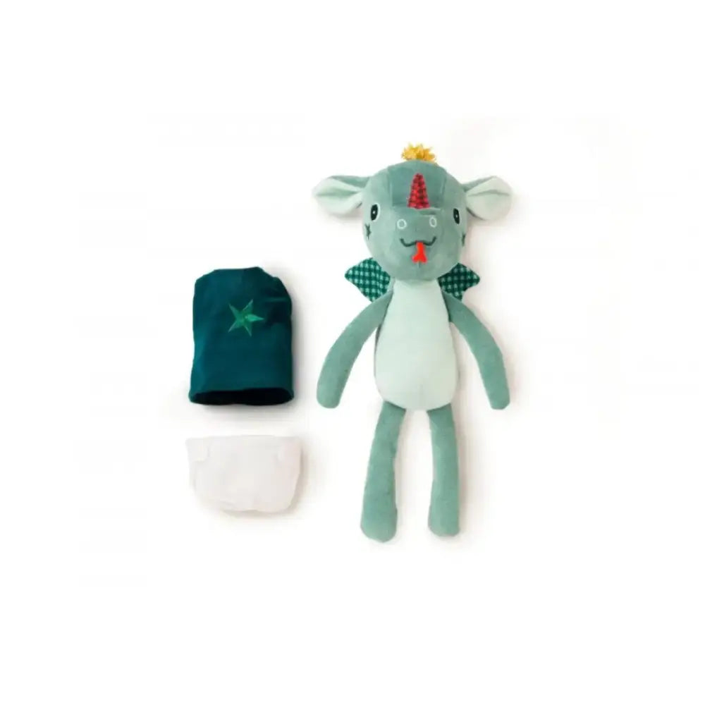 Joe Ritual para ir a la Cama Peluches Lilliputiens joe-ritual-para-ir-a-la-cama-peluches-menta-verde-felpa-652