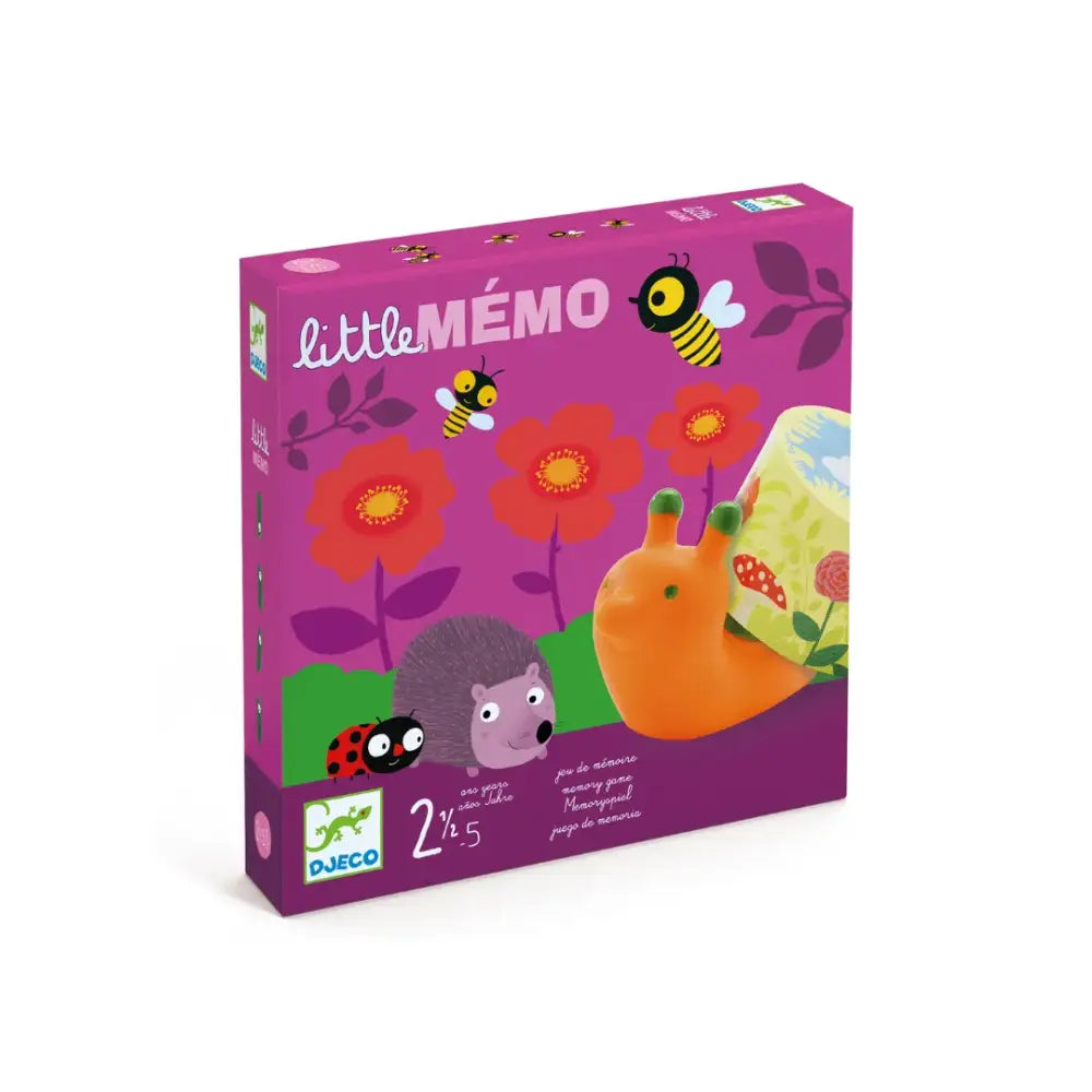 Juego Little Memo Juego de Mesa Djeco juego-little-memo-de-mesa-rosa-junta-388