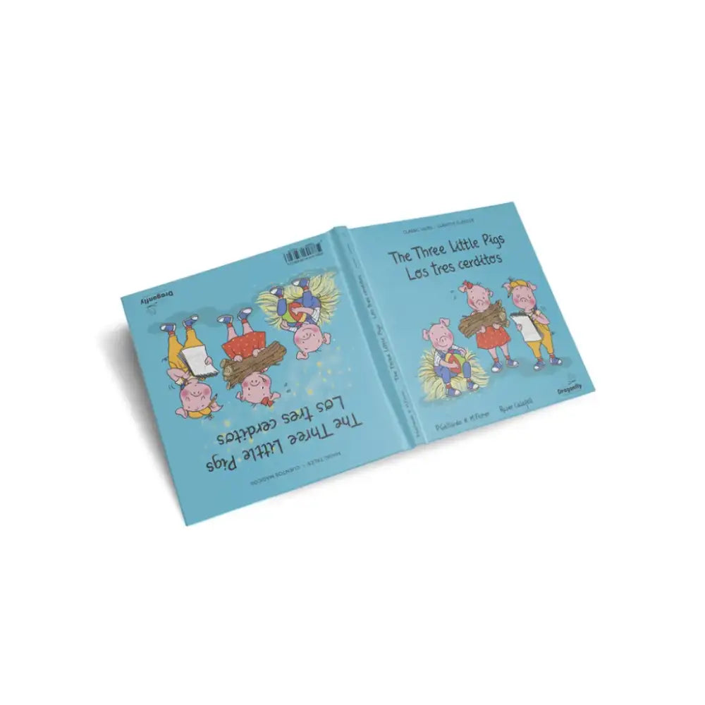 Los tres Cerditos - The Three Little Pig Libros Ilustrados DRAGONFLY BILINGUAL BOOKS los-tres-cerditos-the-three-little-pig-libros-ilustrados-luz-azul-para-ninos-818