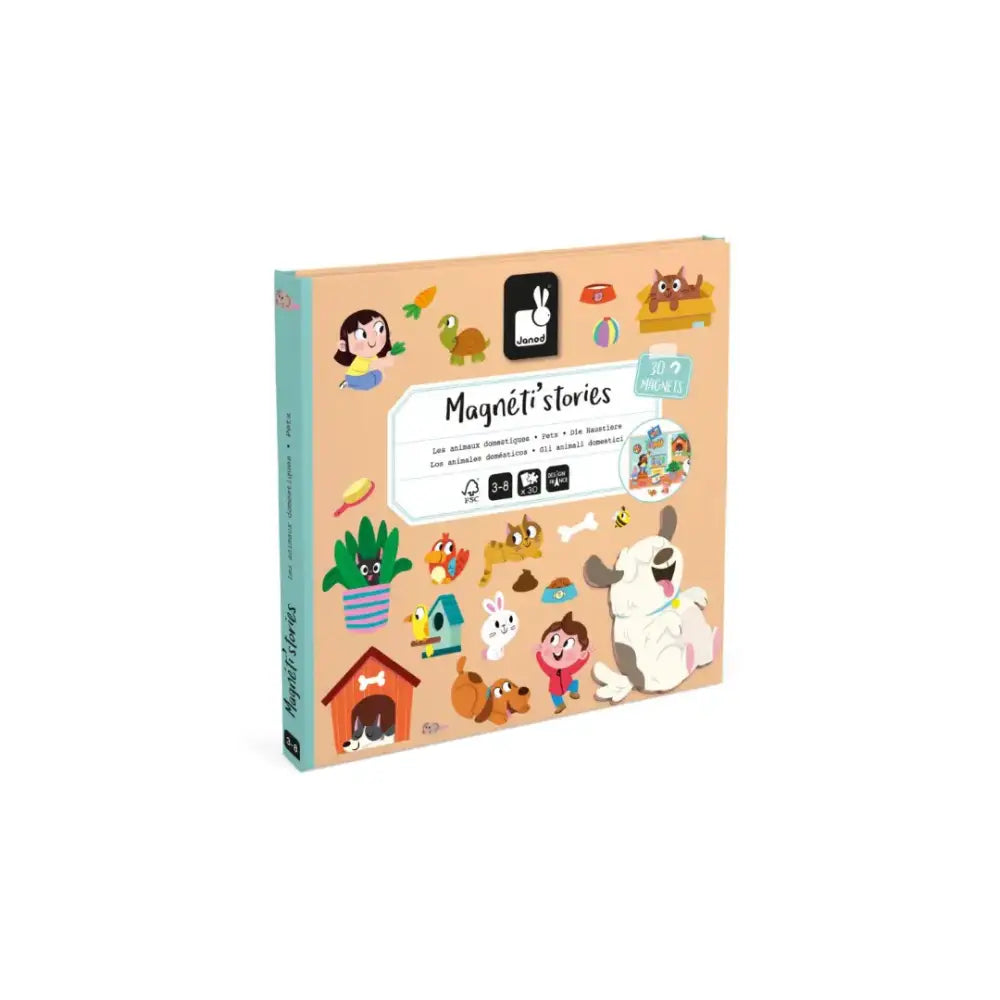 Magneti´ Storie Animales Domésticos Magnéticos Janod magneti-storie-animales-domesticos-magneticos-para-ninos-libro-de-cuentos-519