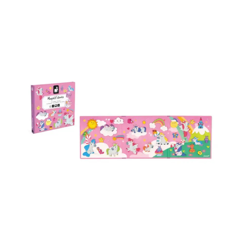 Magneti´ Stories Los Unicornios Magnéticos Janod magneti-stories-los-unicornios-magneticos-rosa-con-tematica-de-unicornio-rompecabezas-983