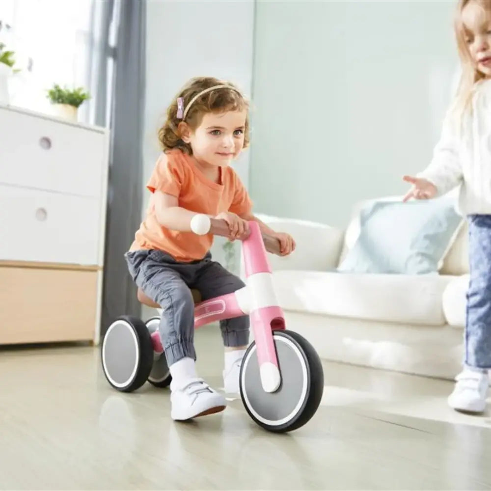 Mi primer triciclo - rosa Hape mi-primer-triciclo-rosa-blanco-balance-907