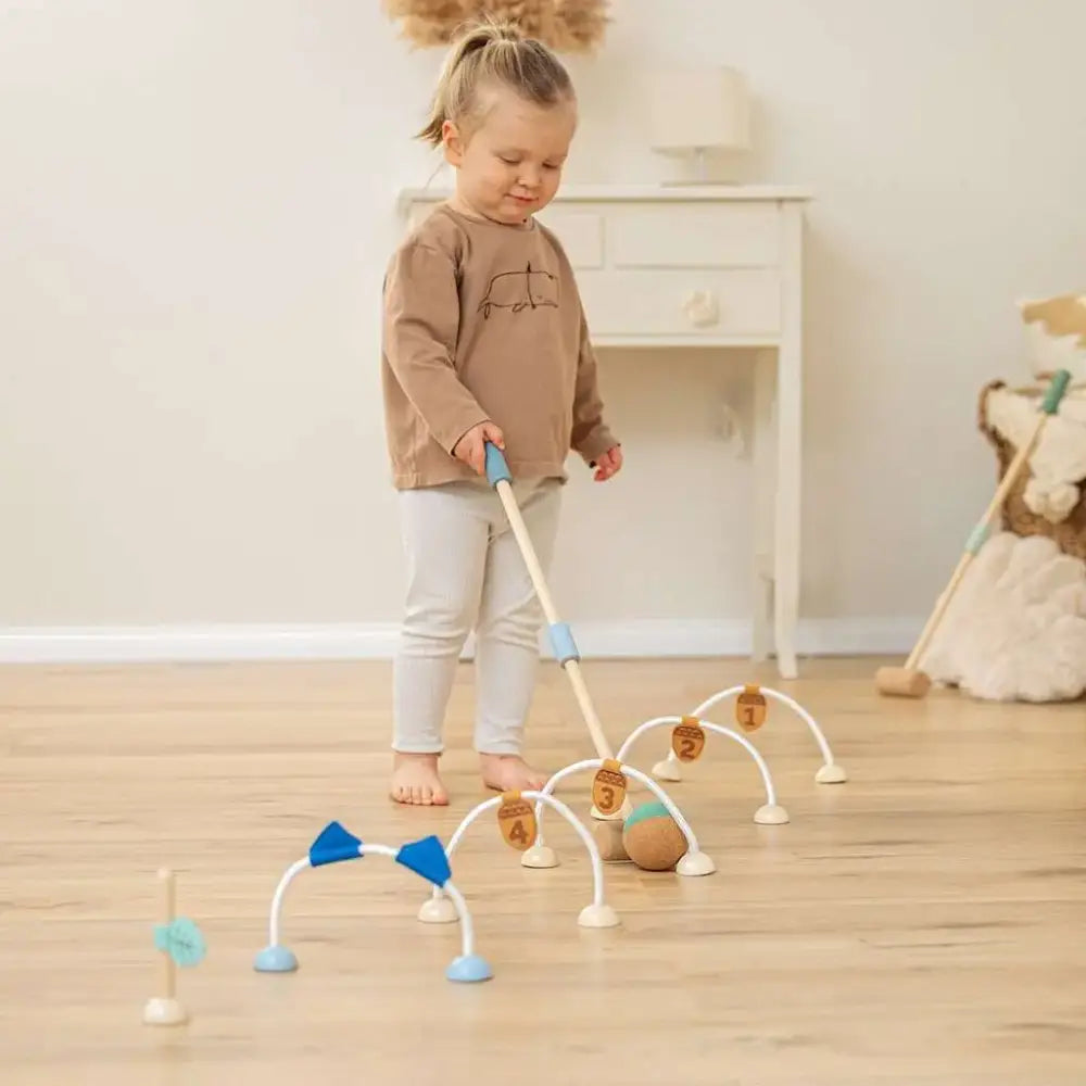 Mini Mallets - Croquet Habilidad KORKO mini-mallets-croquet-habilidad-de-madera-pelota-arco-427