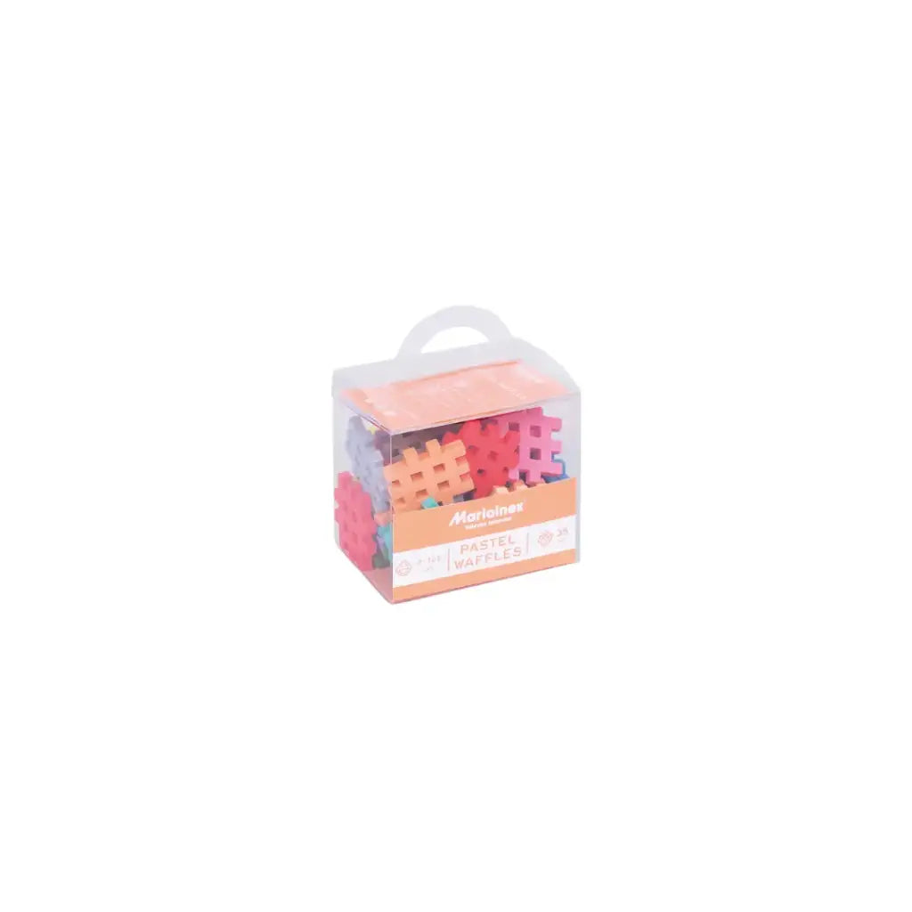 Mini waffle - 35 pzas Pastel