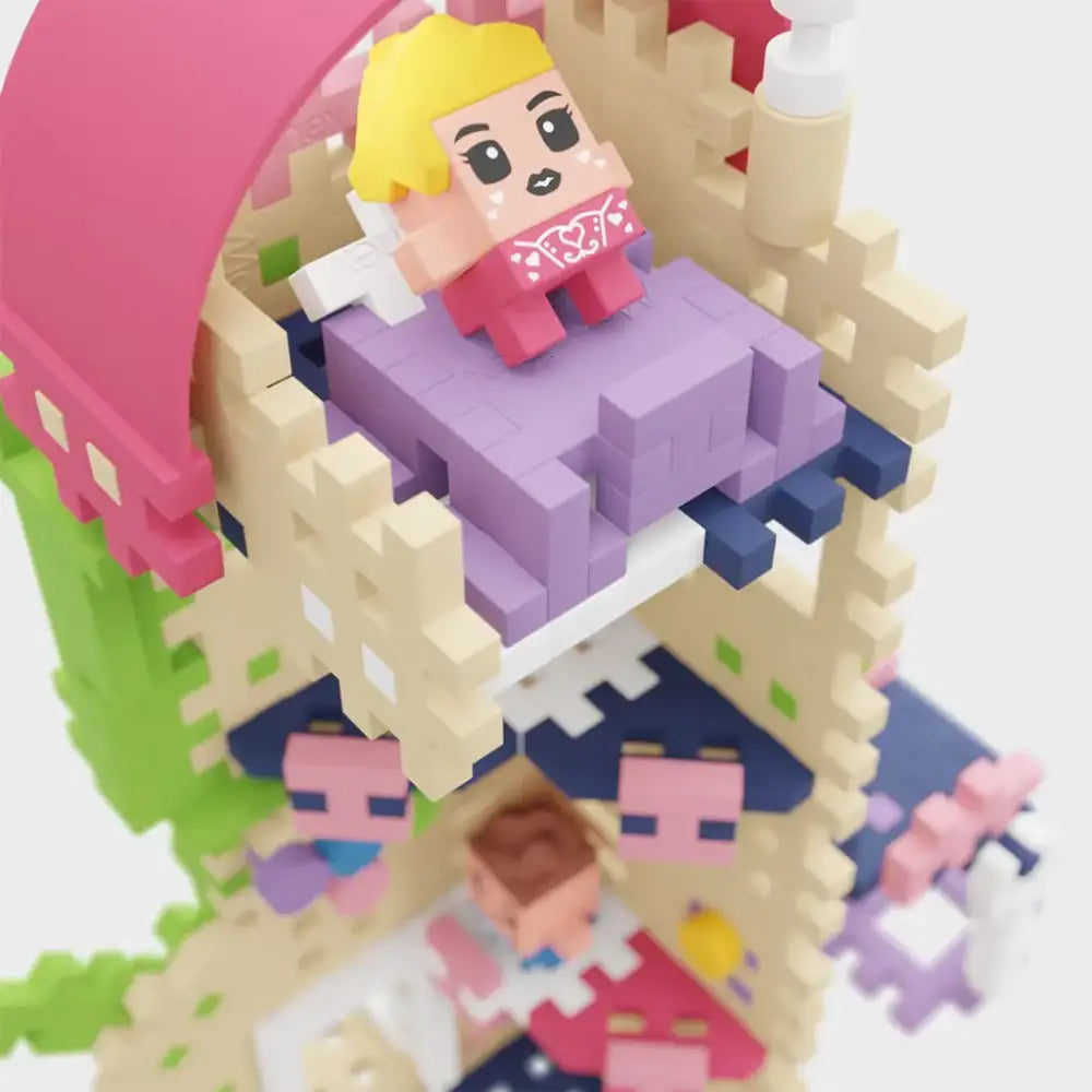 Mini waffle Fantasía - Tower of Fantasy Construcción Marioinex mini-waffle-fantasia-tower-of-fantasy-construccion-pixelado-juguete-castillo-651