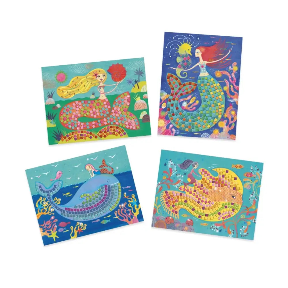 Mosaico - El canto de las sirenas Manualidades Djeco Art & Craft mosaico-el-canto-de-las-sirenas-manualidades-cuatro-vistoso-529