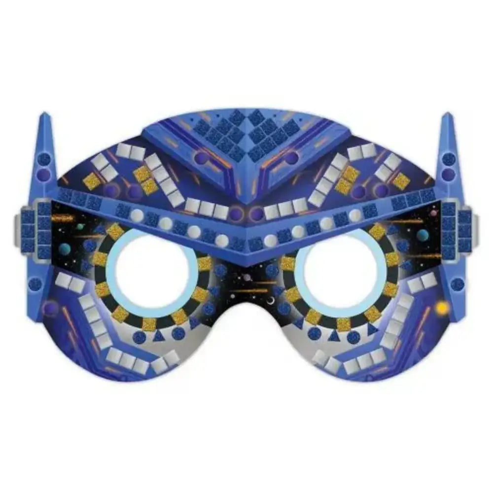 Mosaico Máscaras Sobres manualidades Janod mosaico-mascaras-sobres-manualidades-decorativo-azul-estilo-robot-125