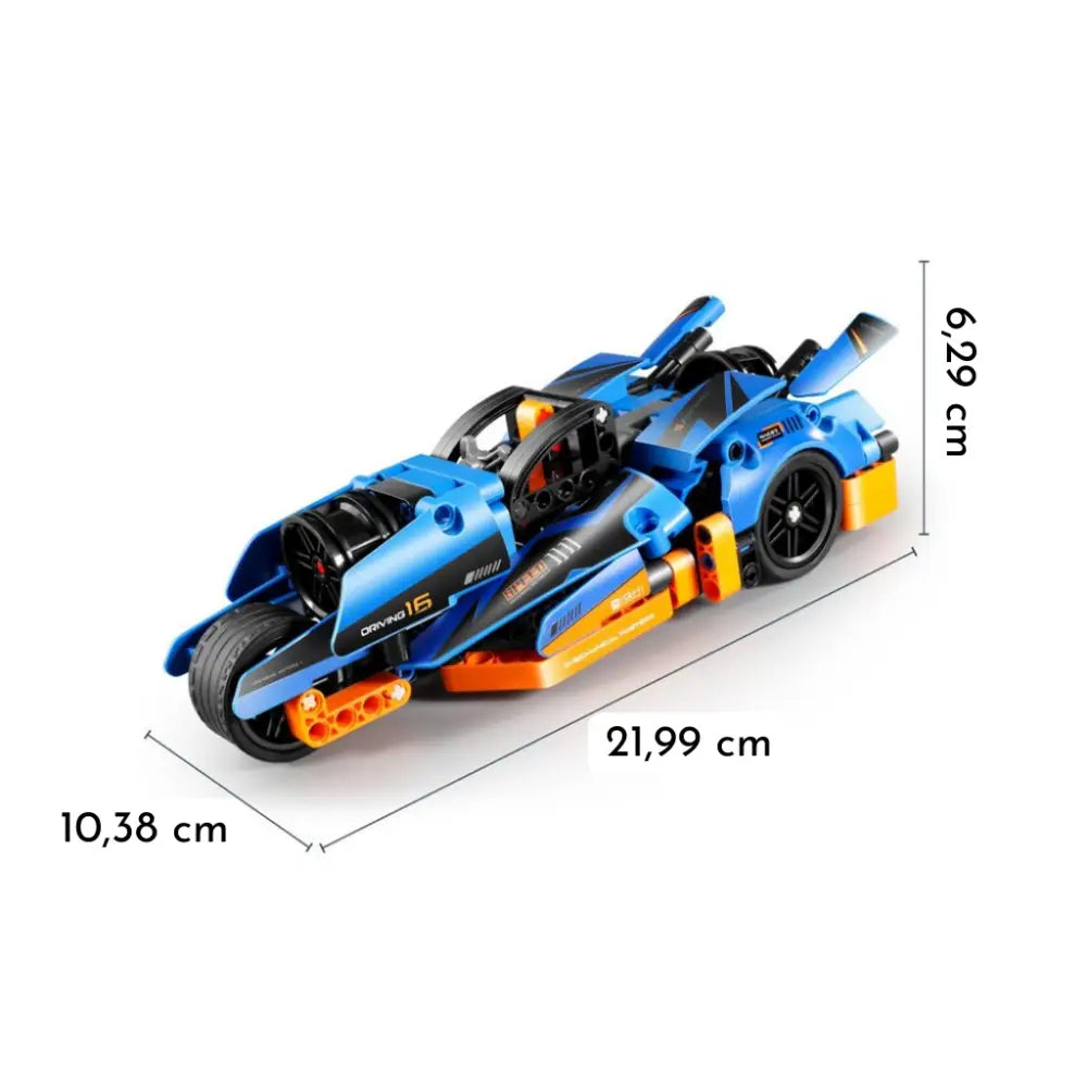 iMMaster Mechanical Master - Motocicleta 202 pzas Coches iMMaster motocicleta-azul-202-pzas-naranja-lego-565